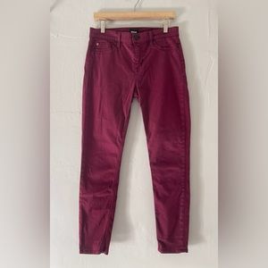HUDSON Women’s 29 Aubergine Jeans